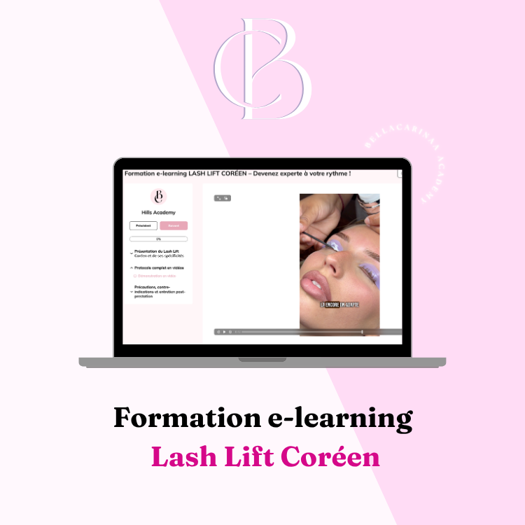 Formation e-learning Lash Lift Coréen